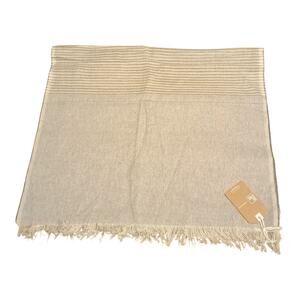 Be Kind X Tribe Alive By Ellen Upcycled Denim Scarf Handmade Strips 72" X 23"